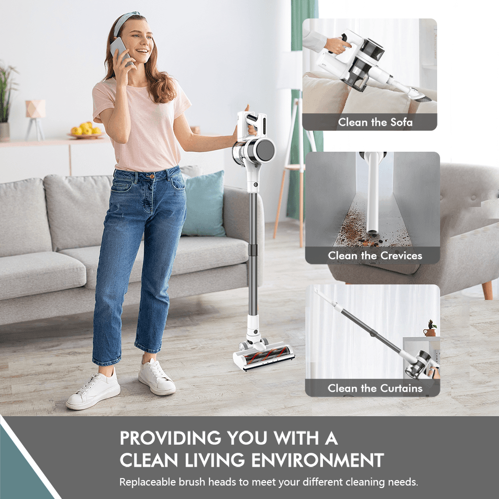 Teendow P11 Cordless Stick Vacuum Cleaner 4-in-1 with 80,000 RPM Motor