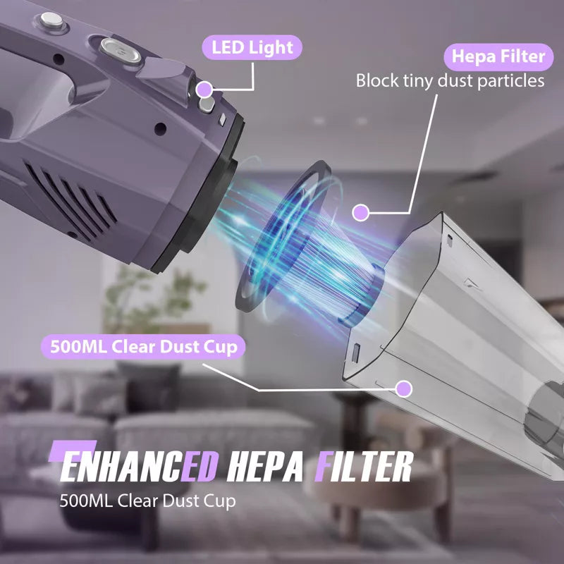 ATJ2266 Portable 6000Pa Cordless Handheld Vacuum