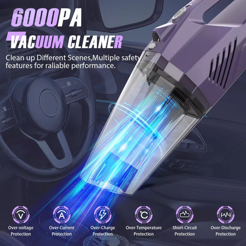 ATJ2266 Portable 6000Pa Cordless Handheld Vacuum
