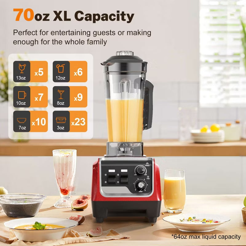 Teendow HS-206D 1800W Fruit Blender