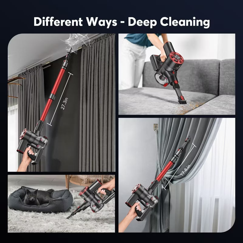 Teendow V12 80,000 RPM Cordless Stick Vacuum Cleaner