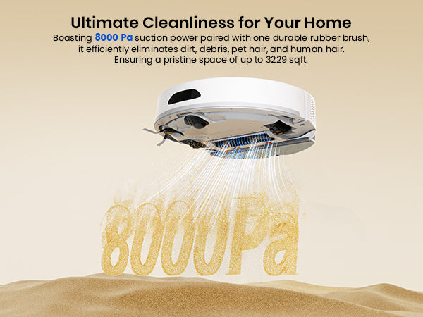 Teendow D20S Max Robot Vacuum Cleaner