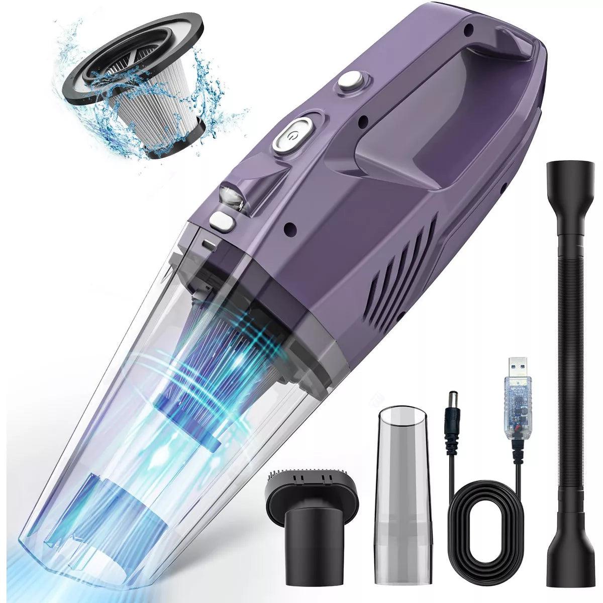 Teendow 6000Pa Handheld Cordless Car Vacuum Cleaner