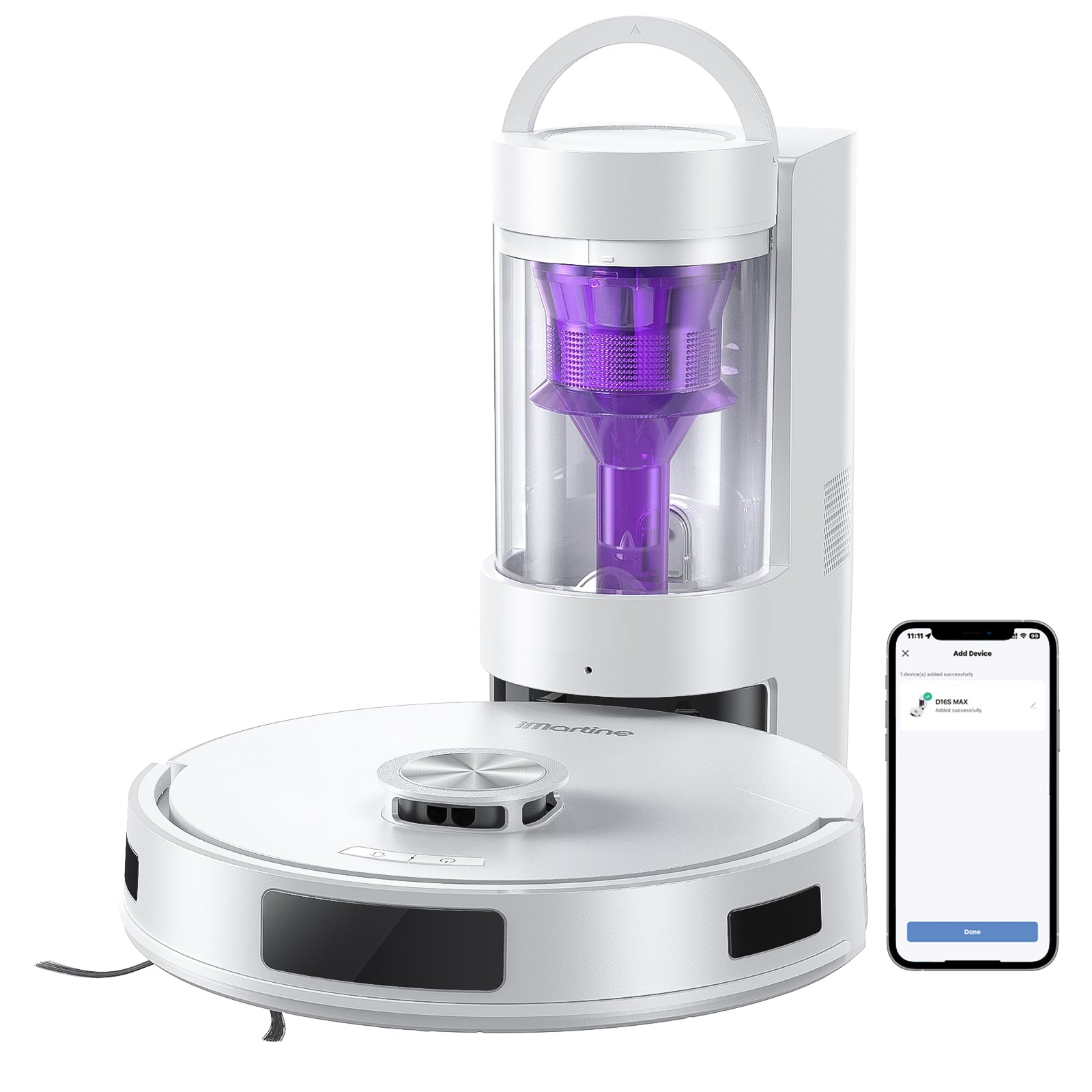 Teendow Robot Vacuum and Mop,18000Pa Robotic Vacuum with LiDAR Navigation and Self-Emptying Station