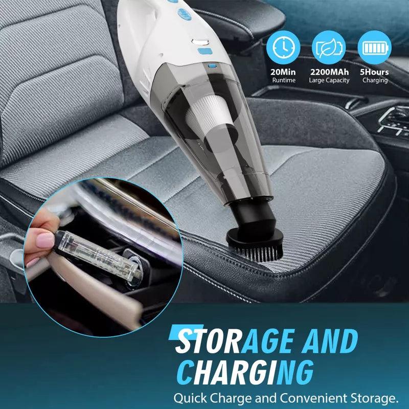 Teendow 6000Pa Handheld Cordless Car Vacuum Cleaner