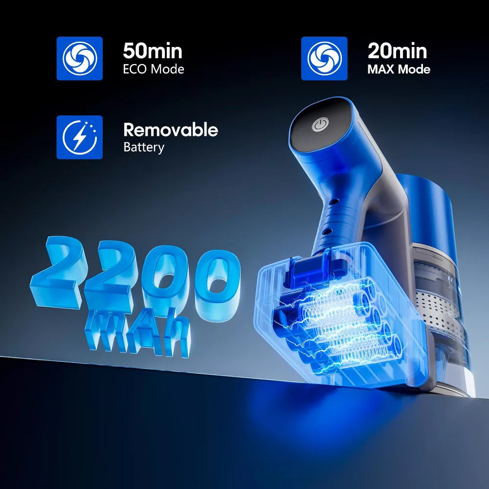 Teendow V10 PRO 300W Cordless Stick Vacuum Cleaner, 50KPa Lightweight Stick Vacuum for Home