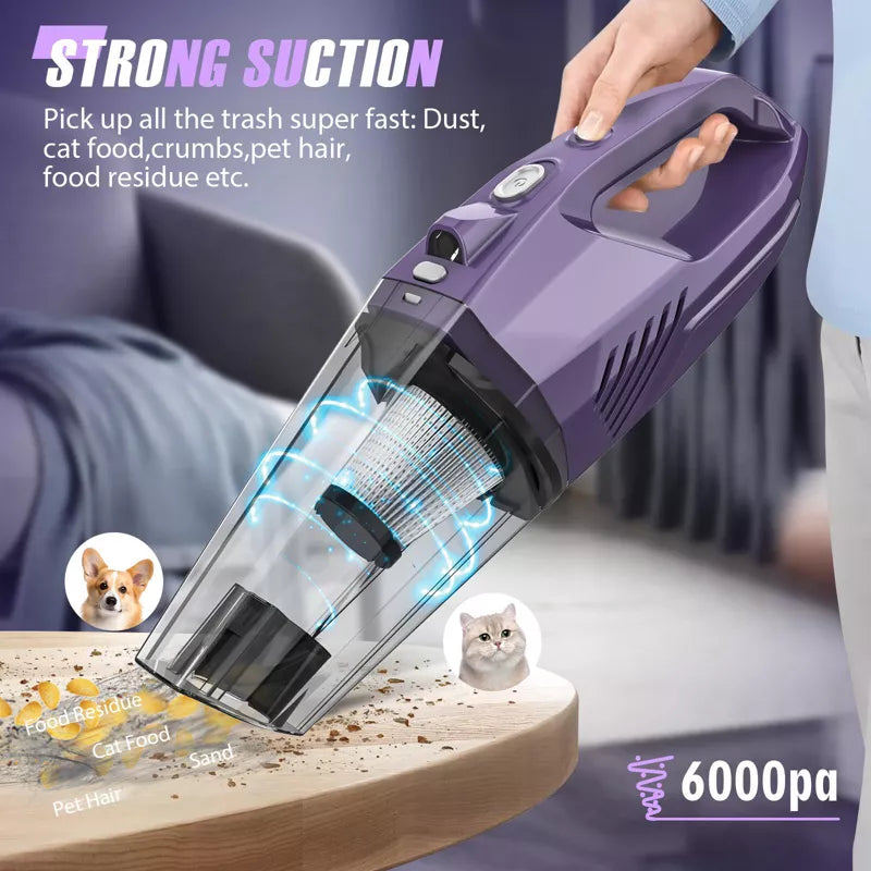 ATJ2266 Portable 6000Pa Cordless Handheld Vacuum