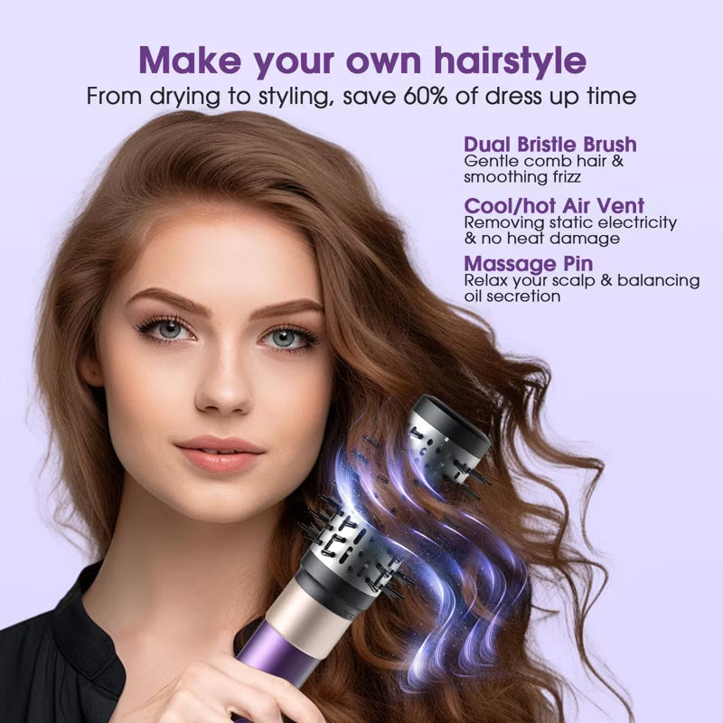 HB-801i  Hair Dryer Brush for Fast Drying/Straightening/Curling