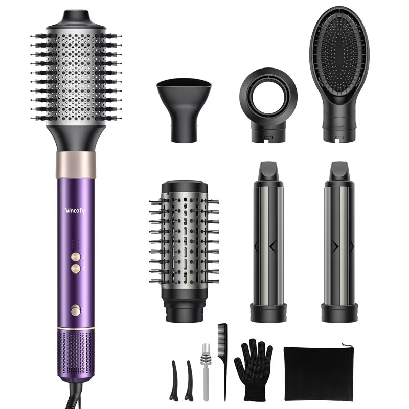 HB-801i  Hair Dryer Brush for Fast Drying/Straightening/Curling
