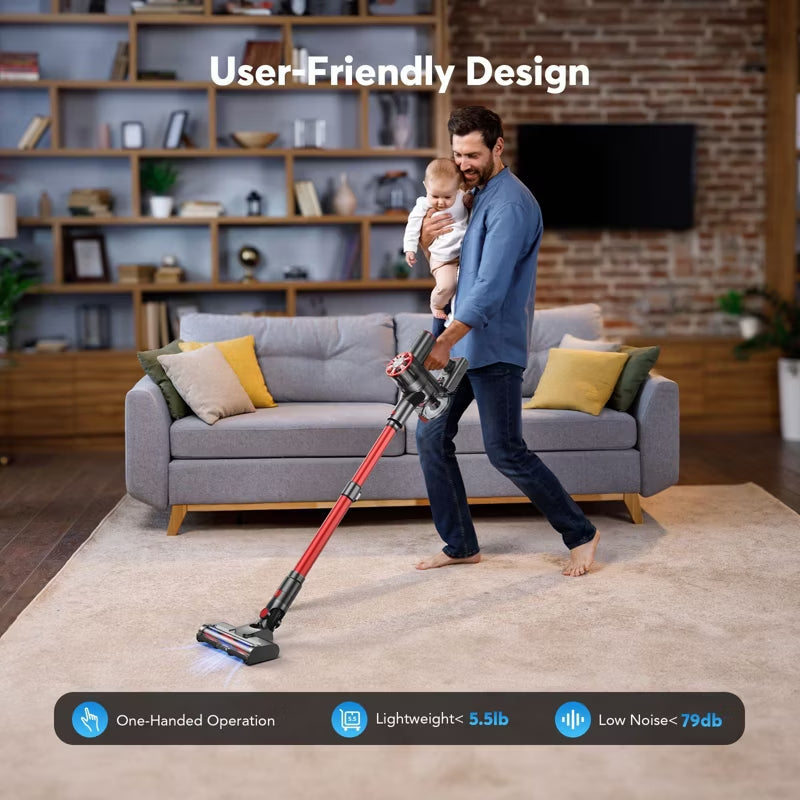 Teendow V12 80,000 RPM Cordless Stick Vacuum Cleaner